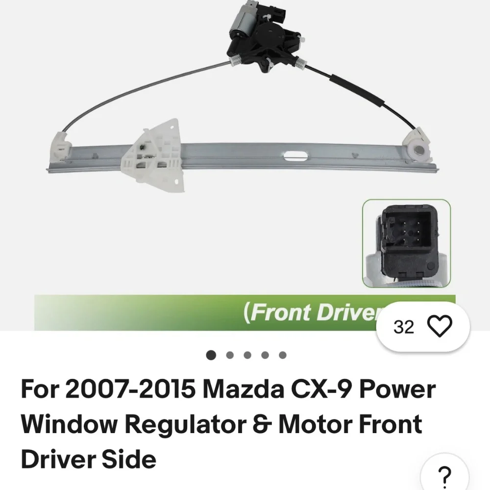 Mazda CX-9 Window regulator